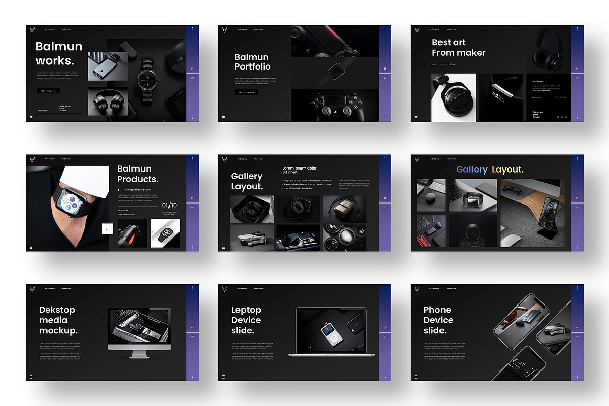 Balmun - Business Google Slide, a Presentation Template by Dens Creative Studio (Photo 4 of 6)