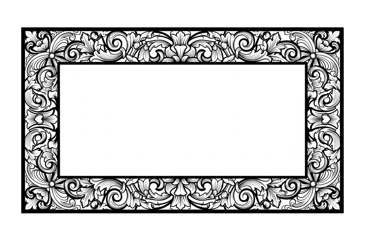 Vintage Ornament Frame Vector Bundle, an Illustration by Creativeshirt (Photo 50 of 51)