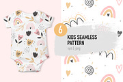 Kids cute seamless pattern, a Pattern Graphic by hanifa_design (Thumbnail 1 of 10)