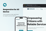 WorlGov - Framer Template, a Landing Page Template by Agensip Design Agency (Thumbnail 5 of 8)