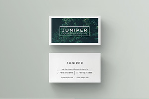 J U N I P E R Business Card Template