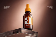 Amber Dropper Bottle Mockup Set, a Packaging Mockup by Country4k (Thumbnail 1 of 4)