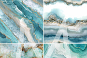 Teal Crystal Seamless Digital Papers, a Texture Graphic by Maishop (Thumbnail 4 of 14)