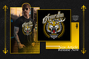 Astolfo -  Tattoo Font, a Script Font by Brightone (Thumbnail 2 of 9)