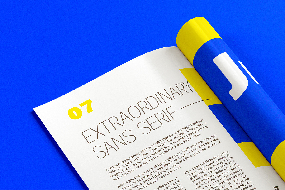 Juzif Black (Single Display Font), a Sans Serif Font by Lella7 (Photo 11 of 18)