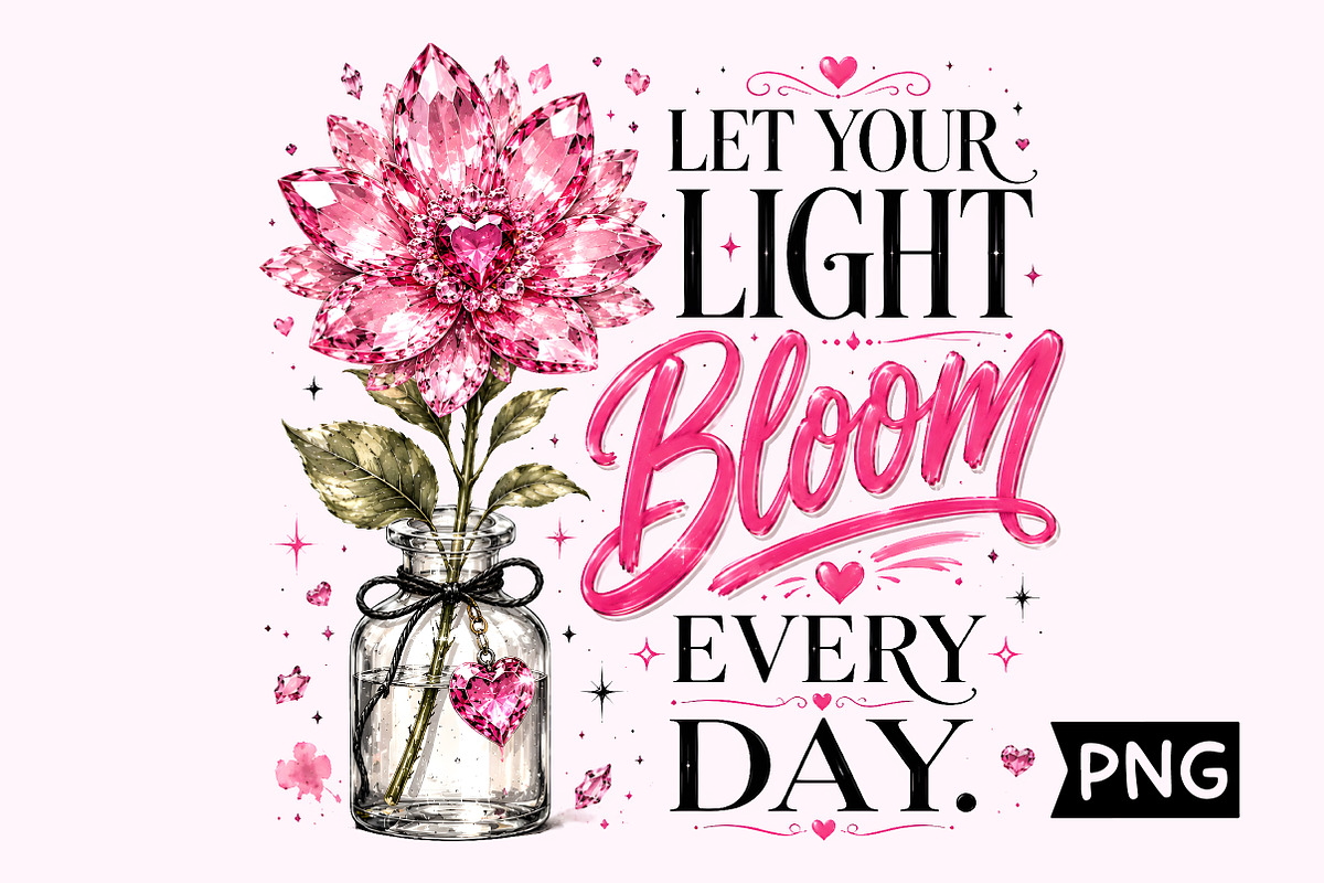 Let Your Light Bloom Every Day, an Empty State Illustration by Creative Art (Photo 1 of 3)