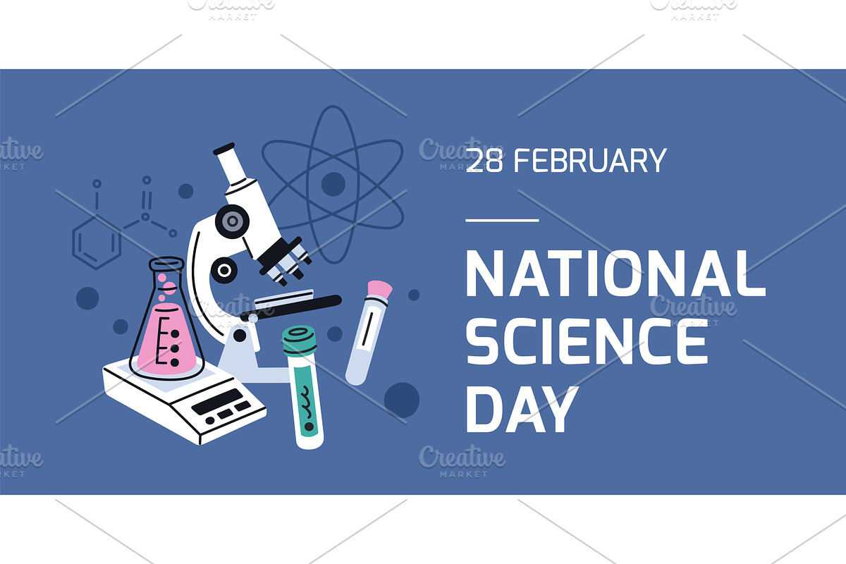 Science day poster. Chemistry or, an Illustration by YummyBuum
