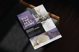 Sale real estate flyer template, a Flyer Template by Workhu