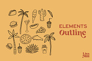 Summer vibes bundle, an Object Graphic by Lisa Mill (Thumbnail 5 of 9)