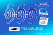 Bubble Pen Brush for Procreate, a Brush Add-On by AngelfishCreative (Thumbnail 4 of 6)