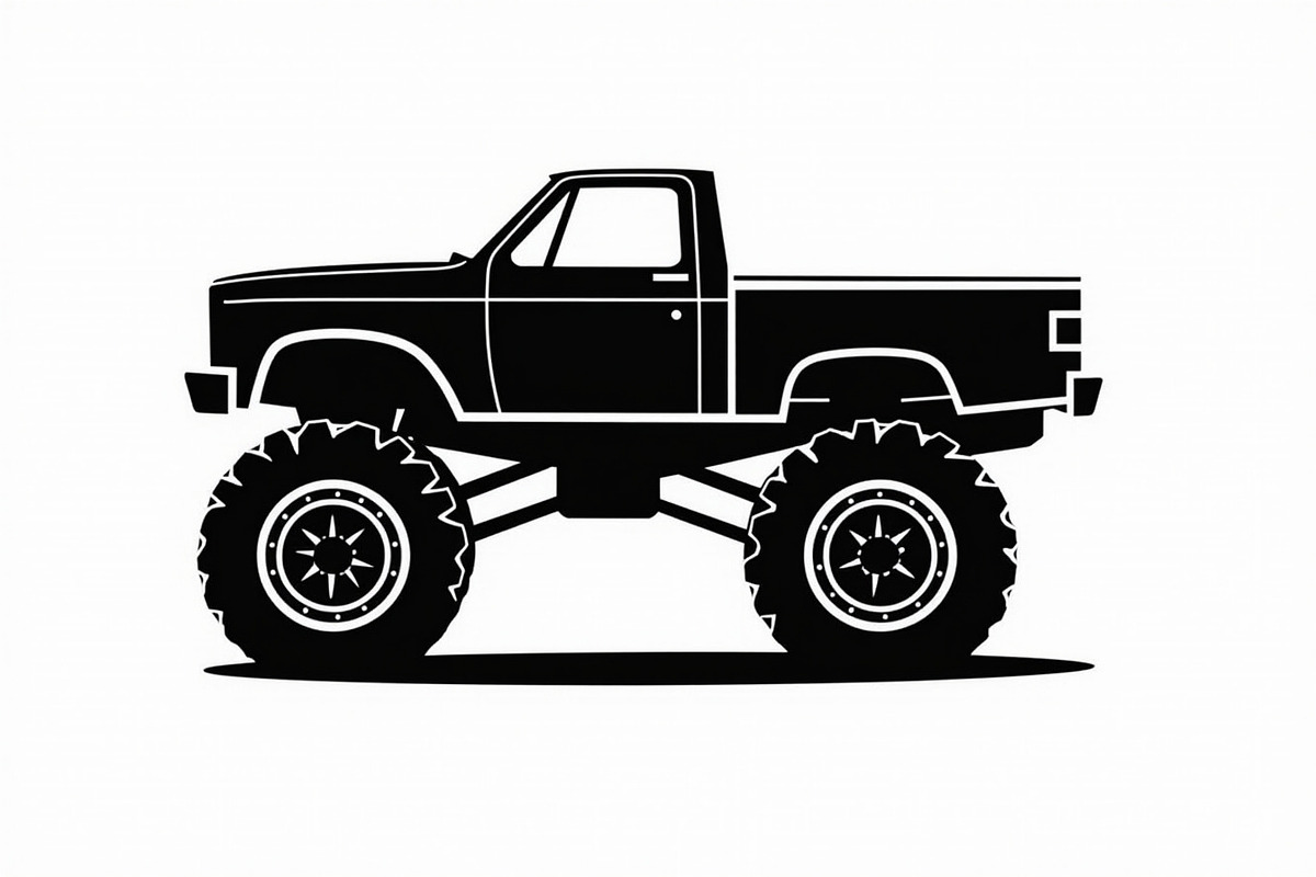 Monster Truck Collection, an Illustration by hafijul (Photo 8 of 9)
