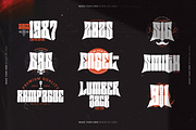 Zetan-Metal Modern Typeface, a Blackletter Font by Linecreative (Thumbnail 4 of 8)