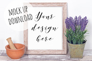 Rustic Frame Mockup Photo Bundle, a Print Template by Pixomize (Thumbnail 9 of 9)