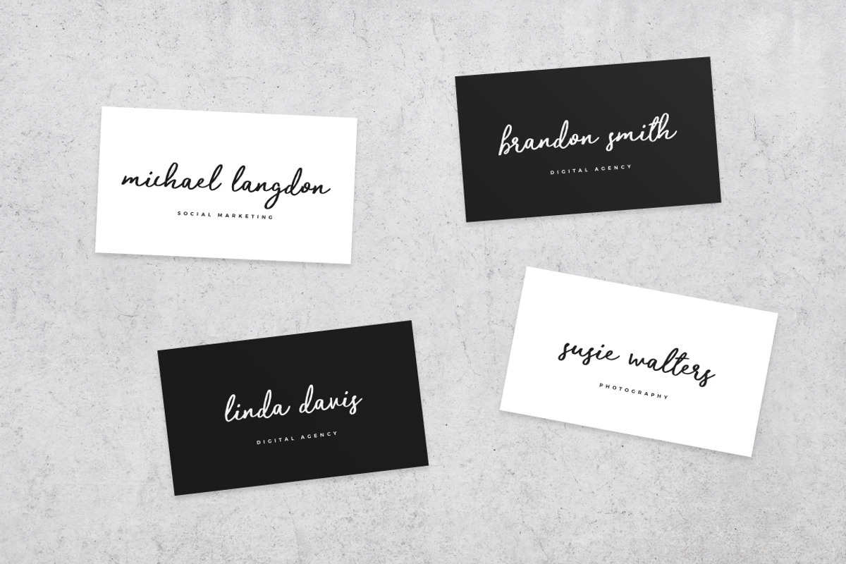 Trendsetter Font preview 2
