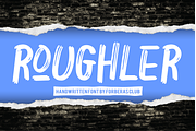 Rougher, a Script Font by Forberas Club (Thumbnail 1 of 10)