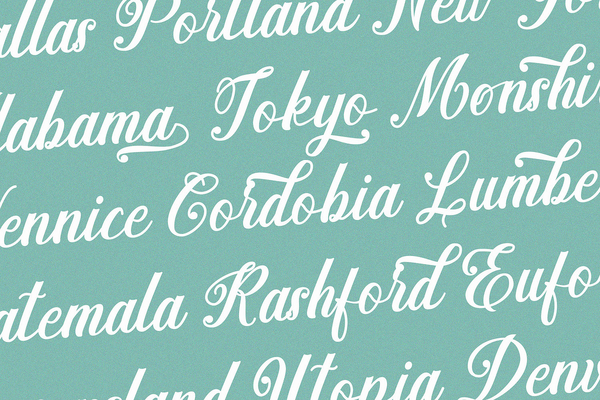 Madena Parlling - Bold Script Font, a Script Font by StringLabs (Photo 6 of 14)
