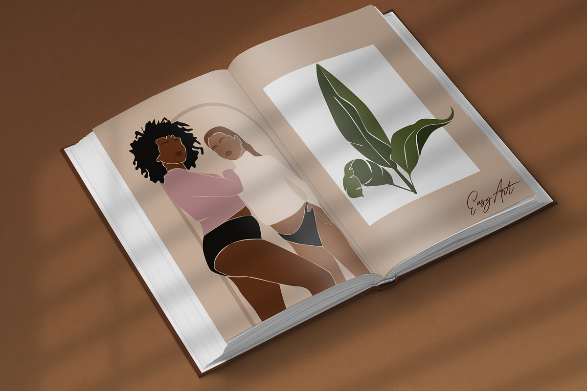 Girlfriends abstract collection., a Person Illustration by EasyArt (Photo 11 of 12)