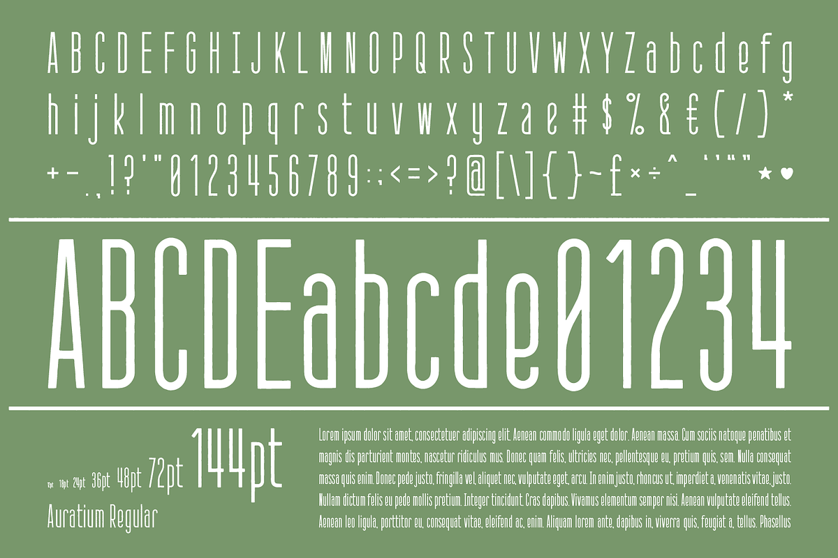 AURATIUM Regular & Slab Typeface, a Slab Serif Font by Alex-Banks Type (Photo 3 of 13)