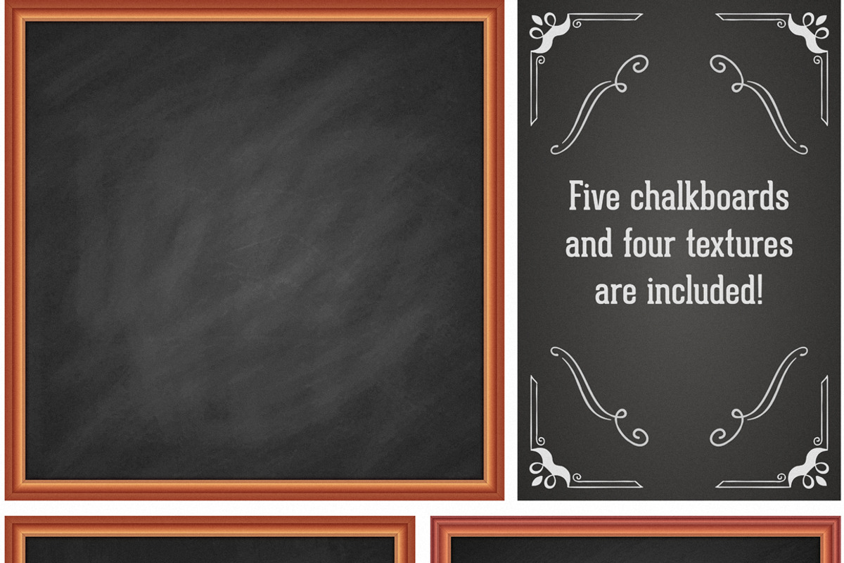 Chalkboard Design Elements, a Decorative Illustration by Mera Pixels (Photo 5 of 5)