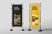 Stand Banner Mockup Sets, an Advertising Mockup by Artnivora.Std (Thumbnail 3 of 4)