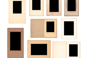 Set of Antique Picture Frames with Place to Add Photos