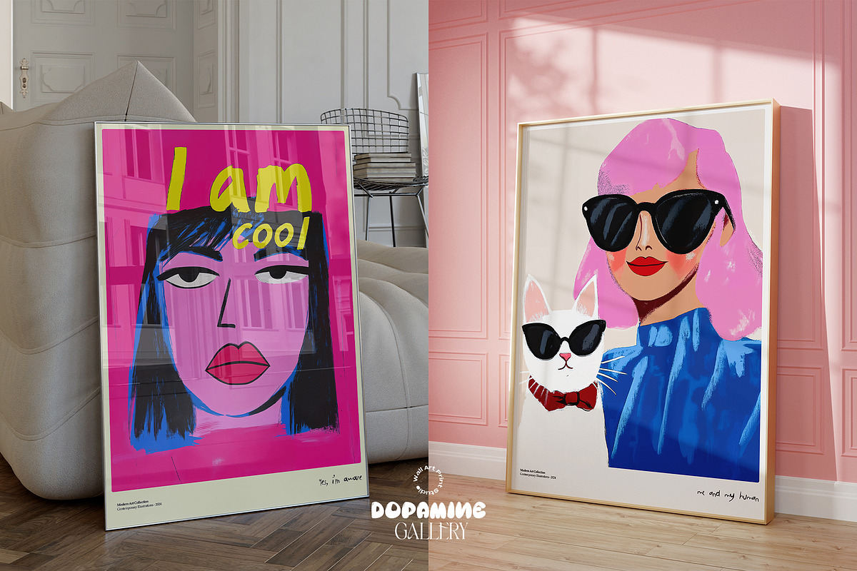 Dopamine Gallery 2, a Graphic by Wall Art Print Studio (Photo 10 of 14)