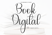 Book Digital, a Handwritten Font by FreshTypeINK (Thumbnail 1 of 8)