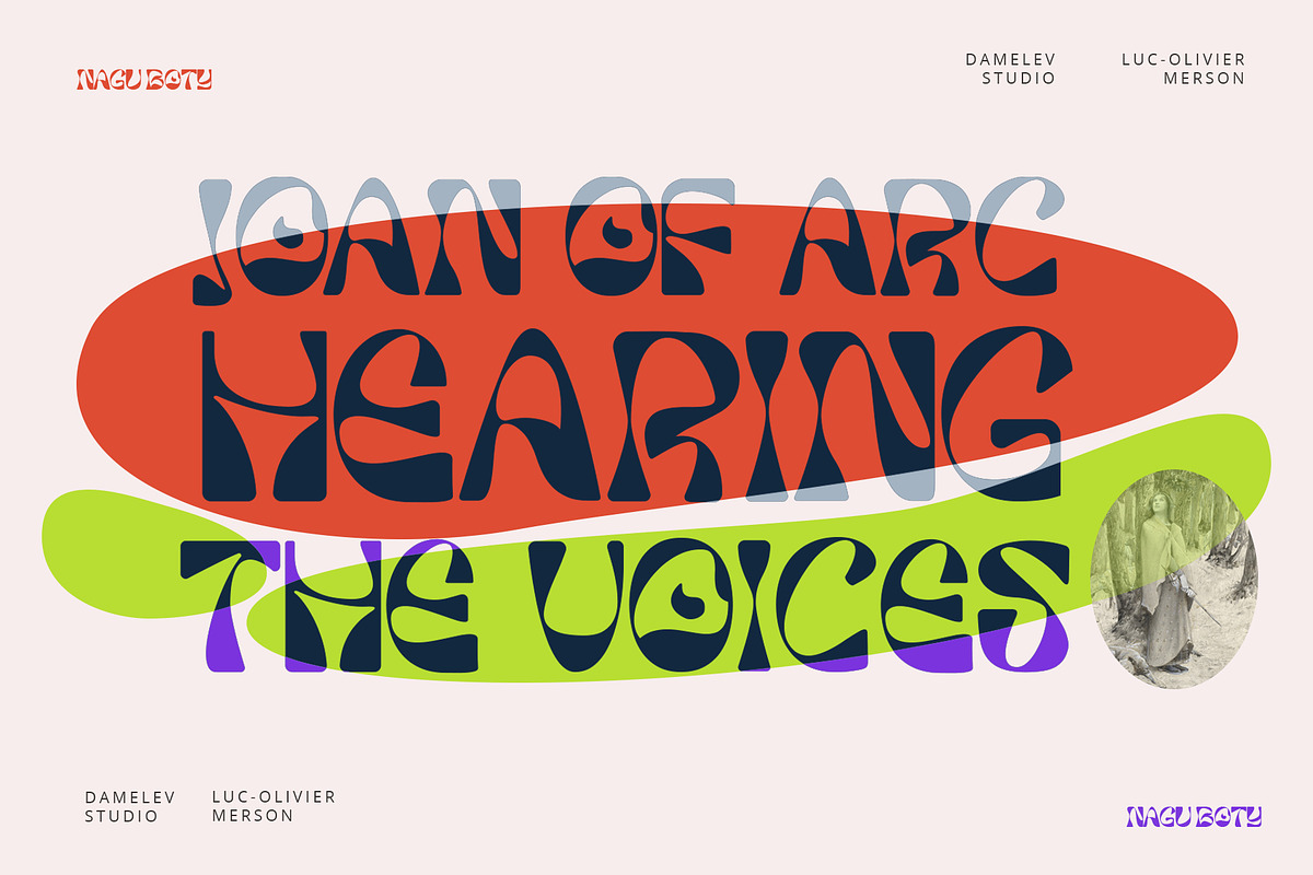 Naguboty Display, a Sans Serif Font by Damelev (Photo 2 of 9)