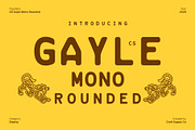 CS Gayle Mono Rounded, a Sans Serif Font by Craft Supply Co. (Thumbnail 1 of 8)