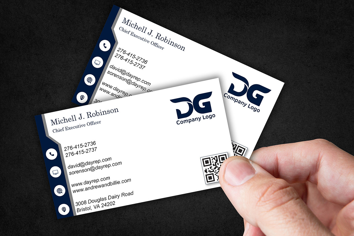 Modern Real Estate Card Template preview 5