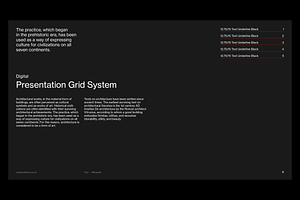 Digital Presentation Grid System