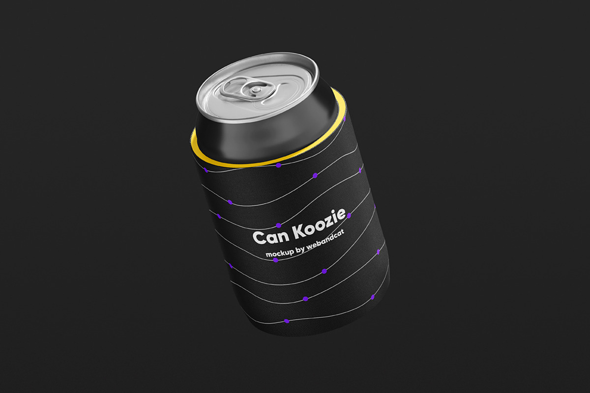 Can Cooler Mockup, a Cups & Container Mockup by WebAndCat (Photo 13 of 16)