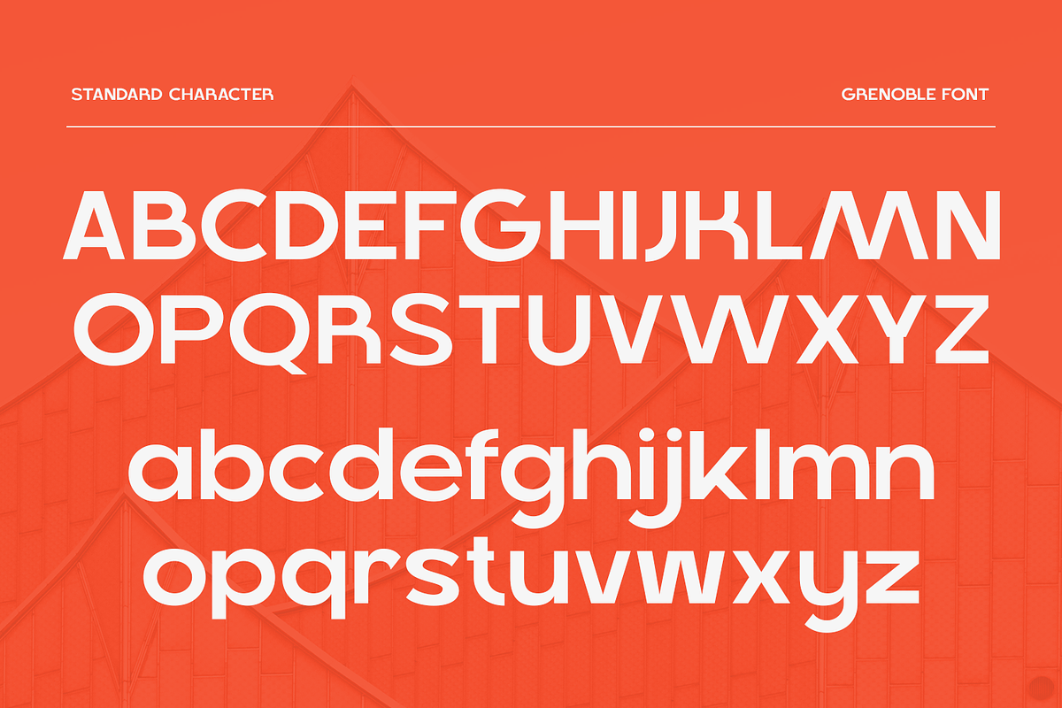 Grenoble, a Sans Serif Font by Umitype (Photo 11 of 11)