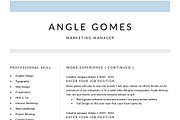 Resume Template 4 Page | Angle, a Resume Template by Symie Design (Thumbnail 5 of 7)