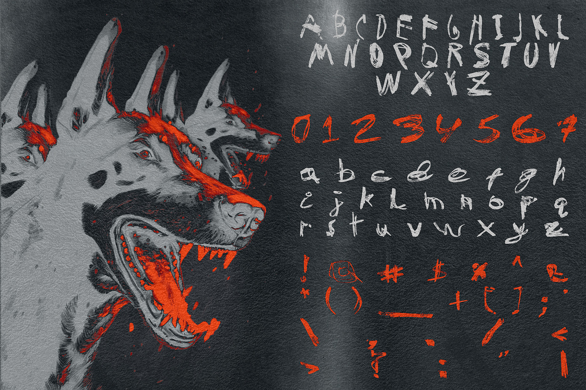 Anti-Font #5, a Handwritten Font by bbymedia.store (Photo 2 of 2)