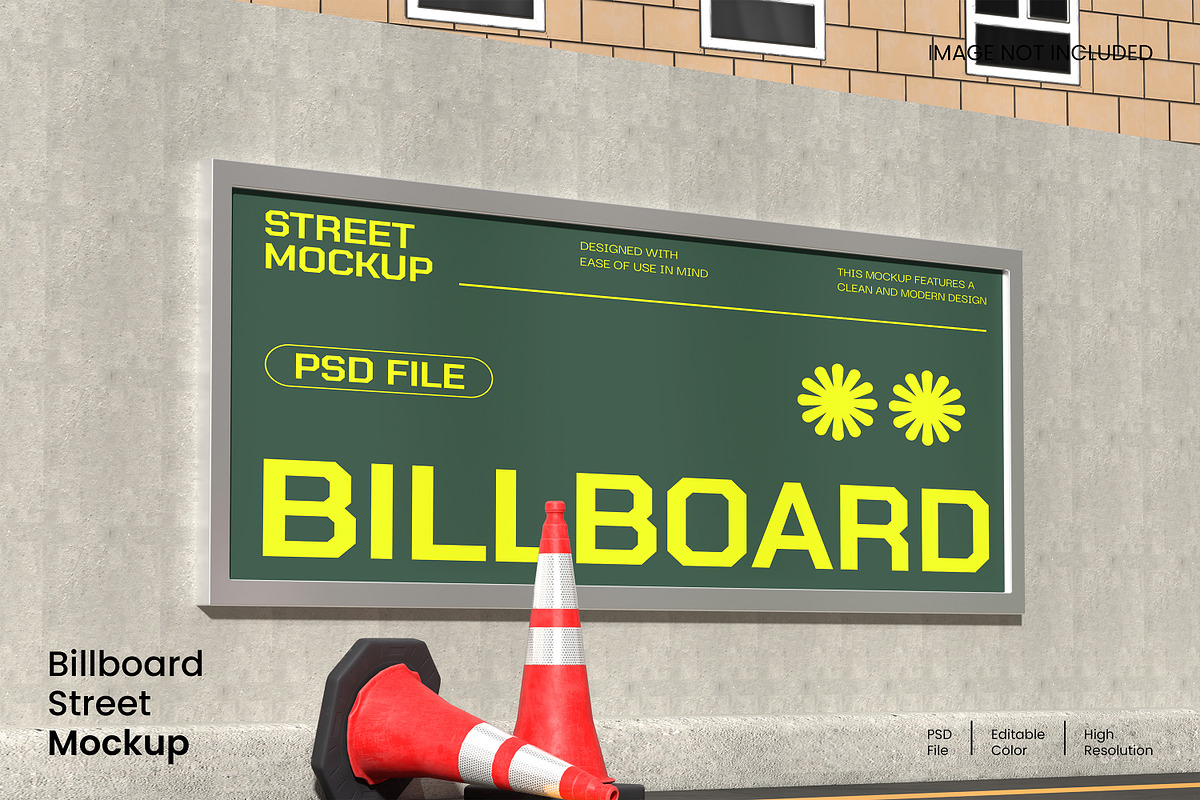Billboard Street Mockup, an Advertising Mockup by Unerispace (Photo 1 of 2)