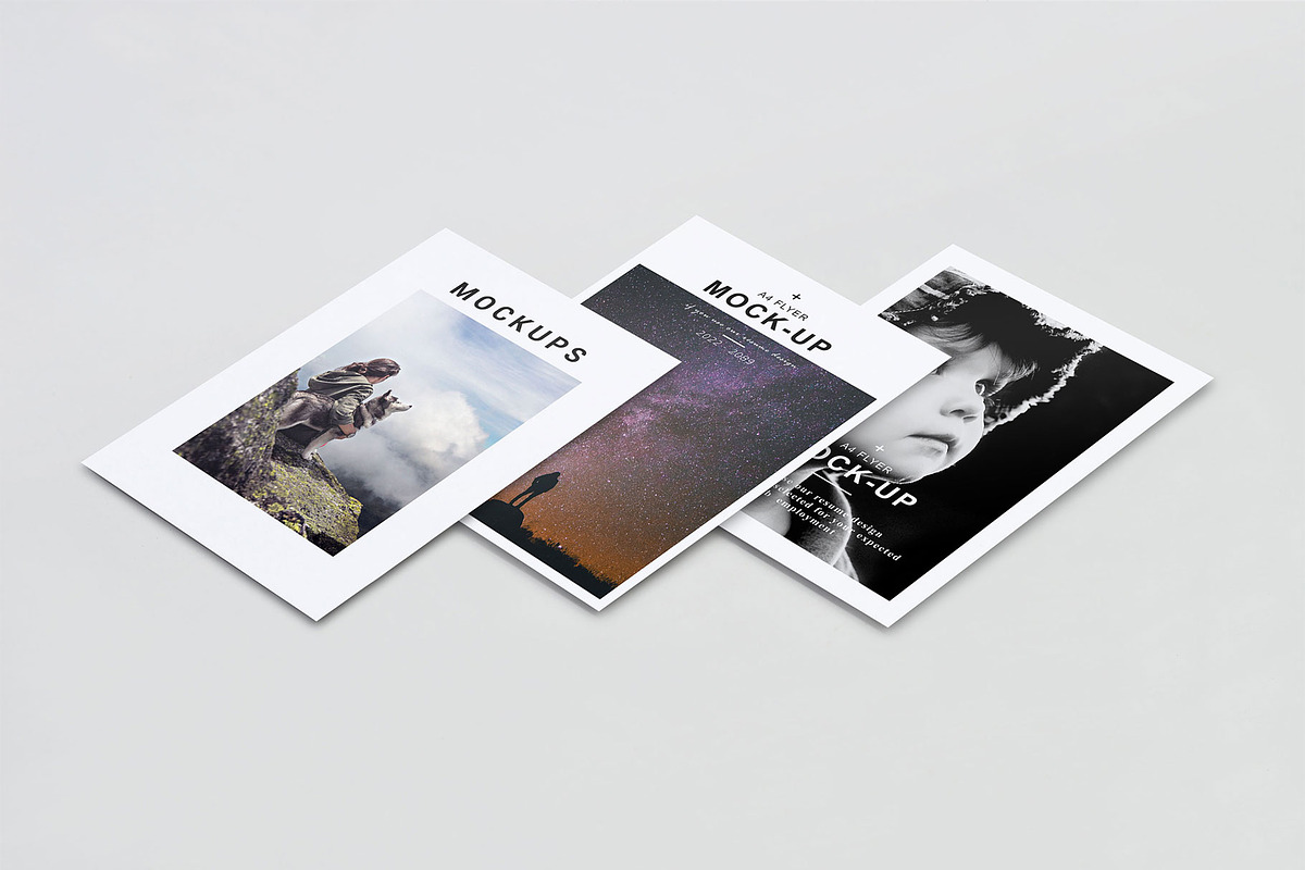 A4 Flyer Mockups Template, a Print Template by Orlin (Photo 7 of 10)