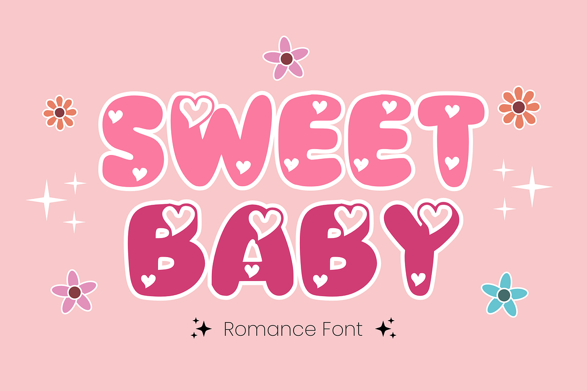 Heart Story - Cartoon Font Types, a Font by KiddoGlyphs Studio (Photo 2 of 3)