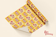 Capybara Christmas Wrapping Paper, an Illustration by Dori Debreceni draws (Thumbnail 3 of 4)