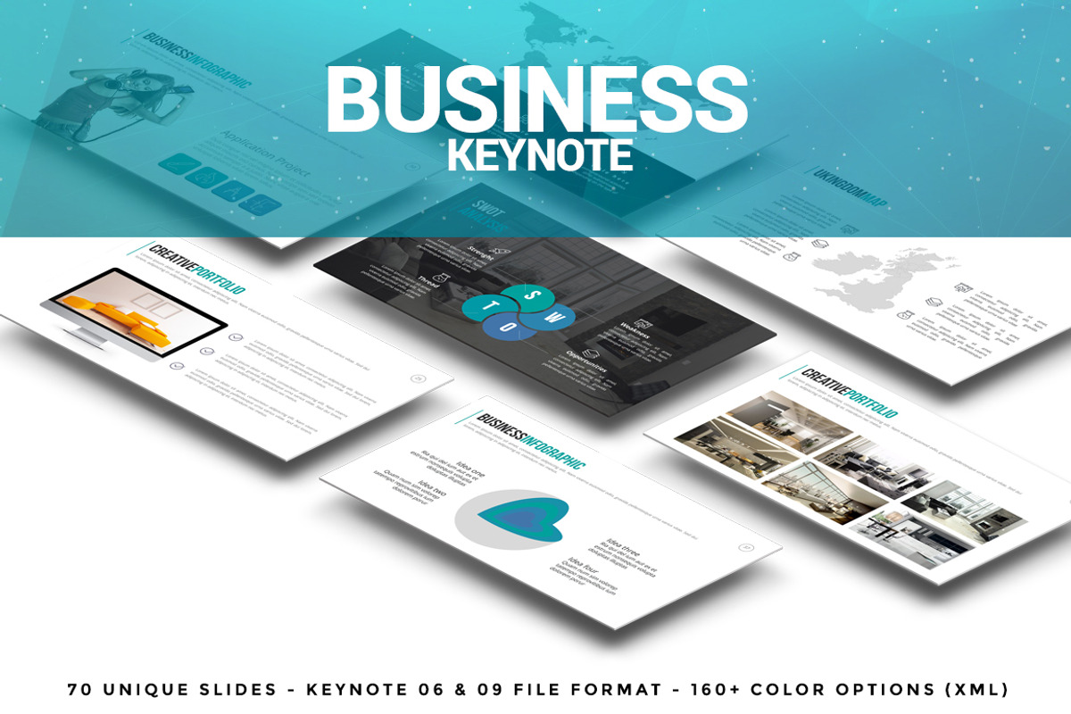Business Keynote, a Presentation Template by Flyer King (Photo 1 of 2)