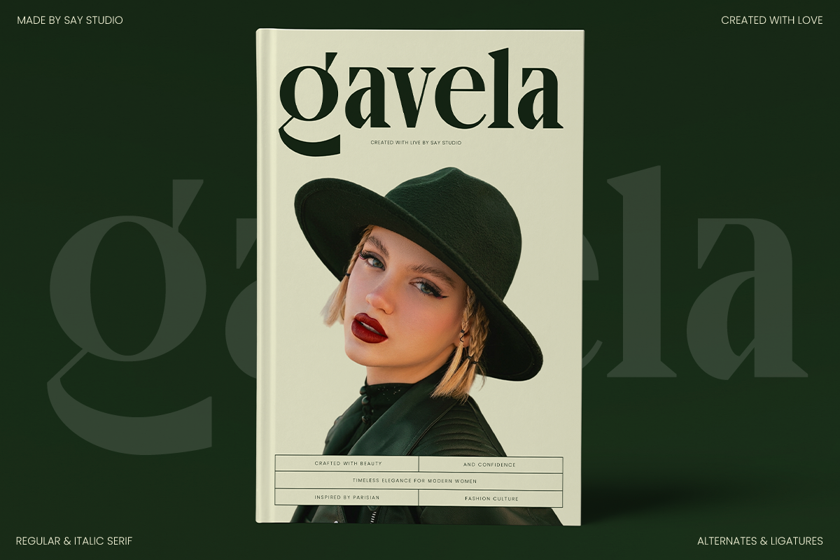 Luxury Ligature Serif Font - Arogel, a Serif Font by Say Studio (Photo 4 of 10)