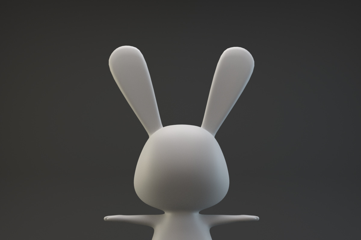Cartoon Rabbit, an Animal 3D Model by XYZ Space (Photo 3 of 5)