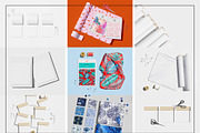 Fabric Sample Swatch Mockup Set, a Packaging Mockup by Mego-studio (Thumbnail 7 of 7)