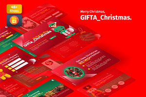 Gifta - Xmas Event Googleslide, a Presentation Template by Dhabee
