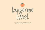 Tangerine Twist Sans, a Handwritten Font by Beck McCormick (Thumbnail 1 of 10)
