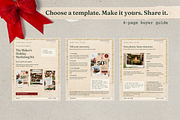Maker's Holiday Canva Marketing Kit, a Marketing Template by noggindoodle (Thumbnail 9 of 9)