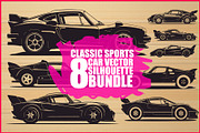 Classic Car Vector Bundle, an Illustration by Amazin_art (Thumbnail 1 of 9)