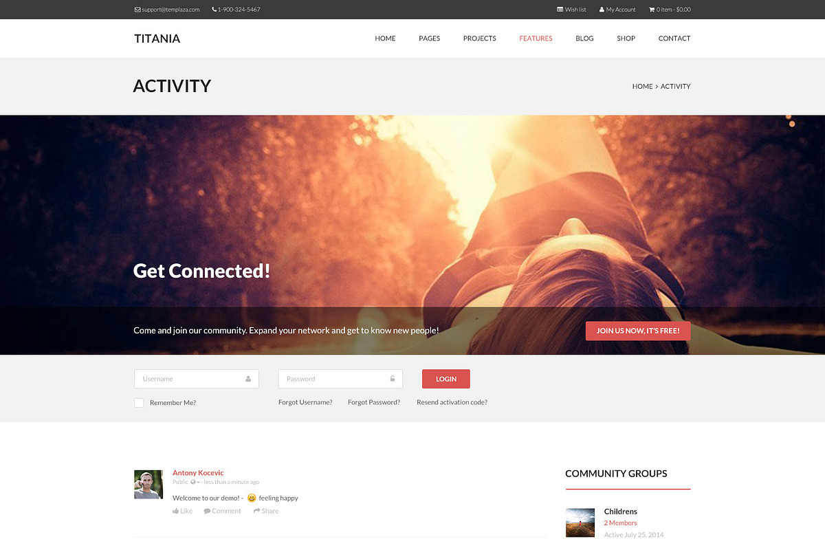 Titania - Multipurpose PSD Template, a Websites & App Template by TemPlaza (Photo 44 of 53)