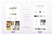 Brand Boards / Style Tiles VOL 1, a Templates & Theme by AM Studio (Thumbnail 5 of 11)
