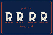 Riborn - Stamp Typeface, a Sans Serif Font by Garisman Std (Thumbnail 5 of 8)